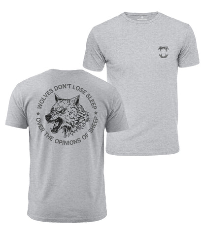 Fierce Wolf Quote Cotton T-Shirt