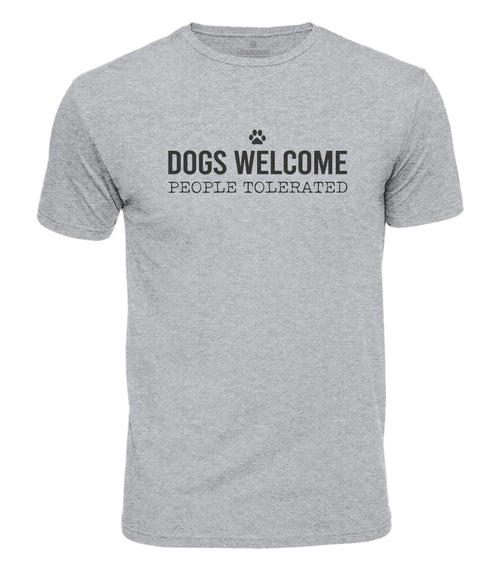 Dogs Welcome Cotton T-Shirt