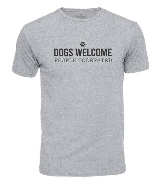 Dogs Welcome Cotton T-Shirt