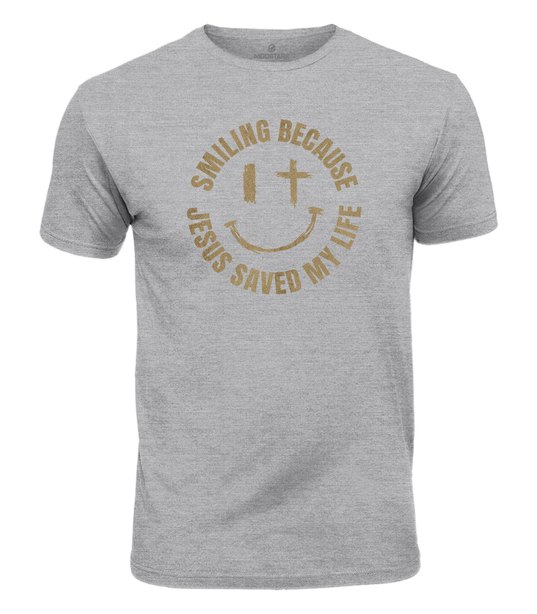 Jesus Saved My Life Cotton T-Shirt