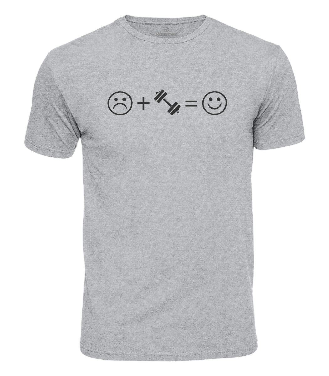 Gym Makes Me Happy Cotton T-Shirt