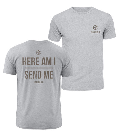 Here Am I Send Me Cotton T-Shirt