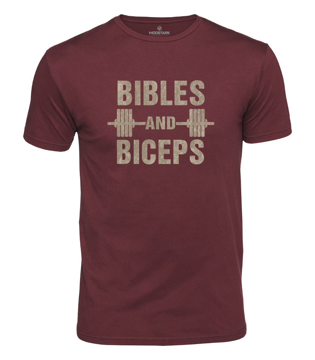 Bibles And Biceps Cotton T-Shirt