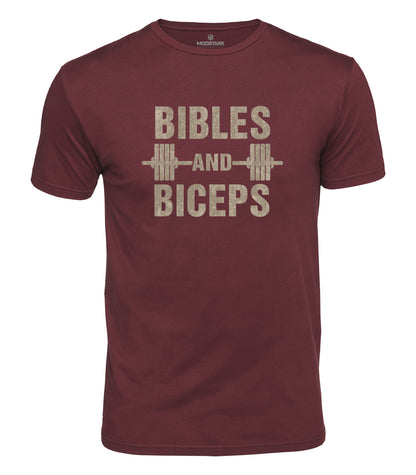 Bibles And Biceps Cotton T-Shirt