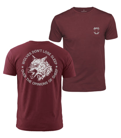 Fierce Wolf Quote Cotton T-Shirt
