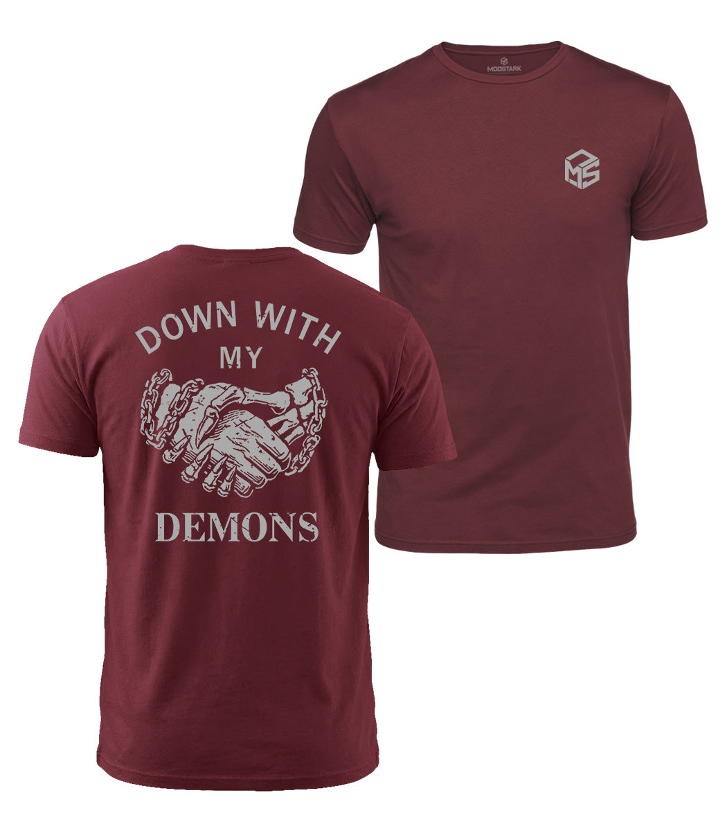 Down With My Demons Cotton T-Shirt