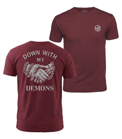 Down With My Demons Cotton T-Shirt