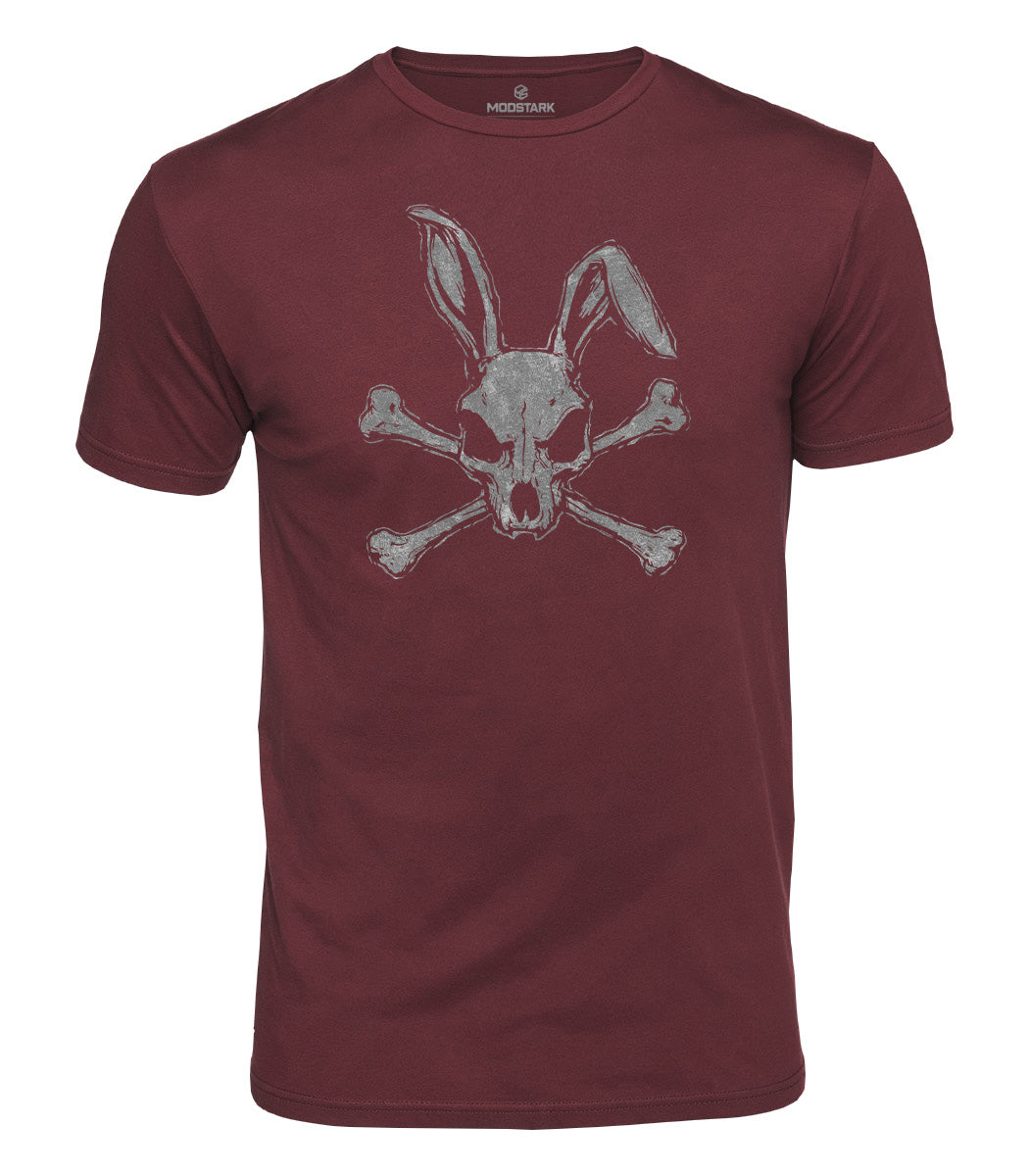 Dark Bunny Skull Cotton T-Shirt