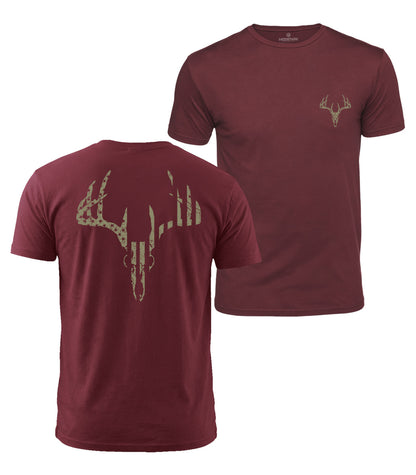 Deer Skull Cotton T-Shirt