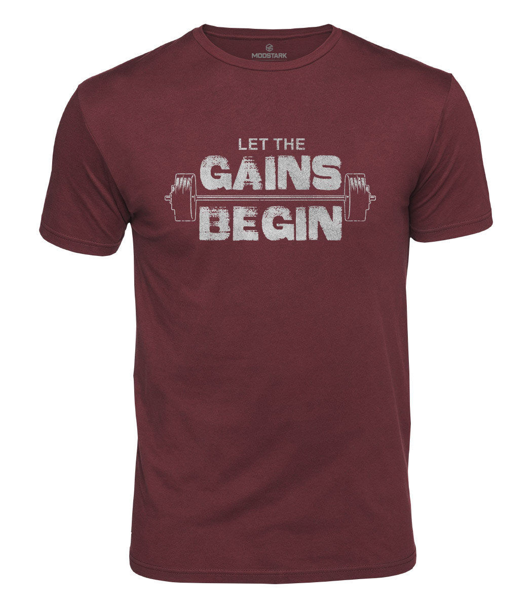Let The Gains Begin Cotton T-Shirt