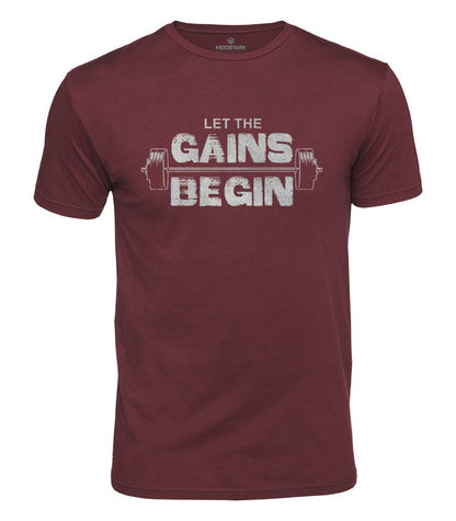 Let The Gains Begin Cotton T-Shirt