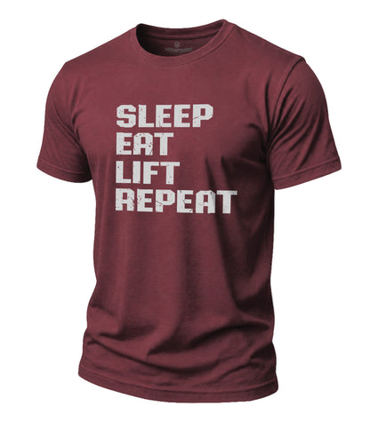 Lift Repeat Cotton T-Shirt