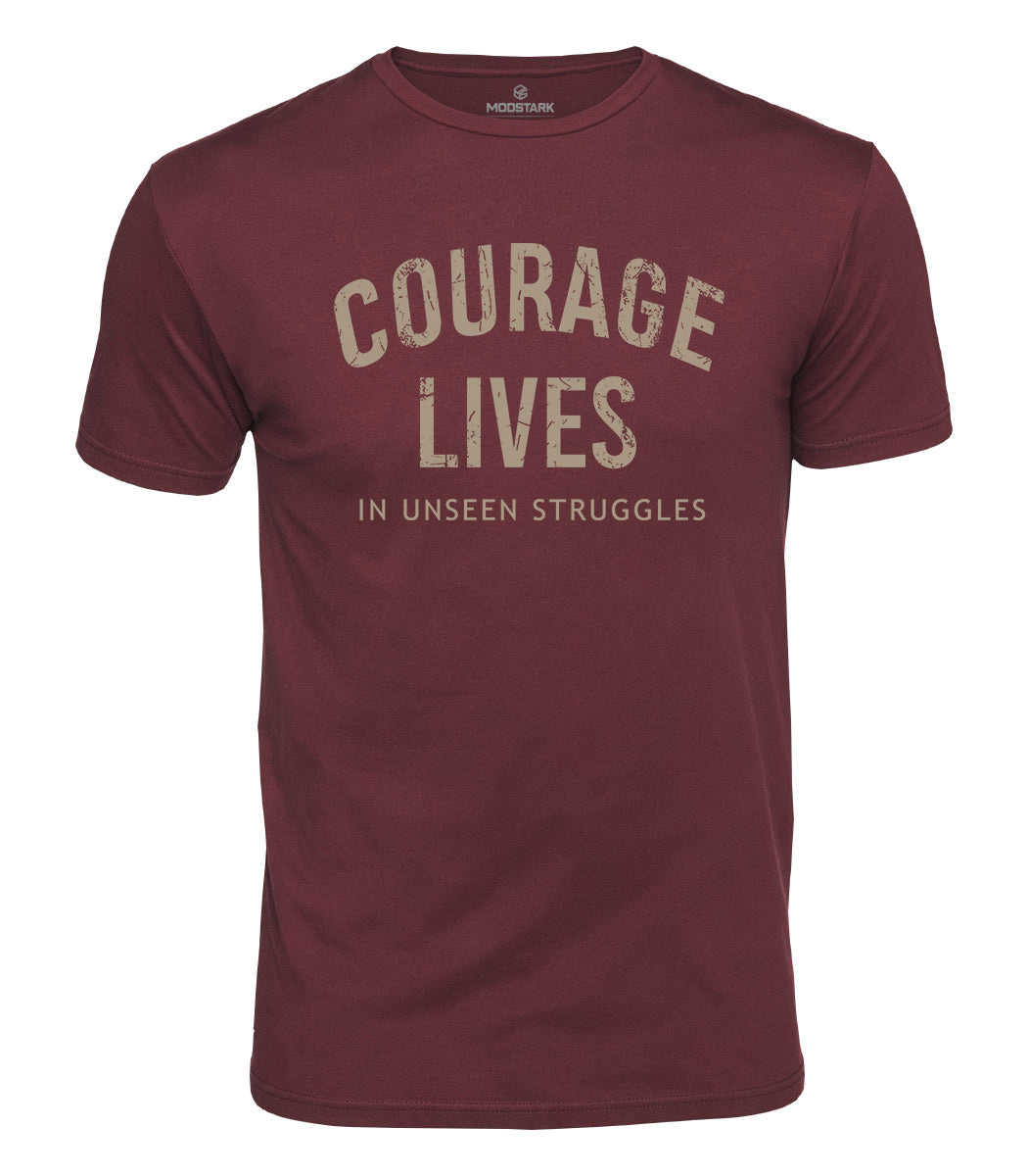 Courage Lives Cotton T-Shirt