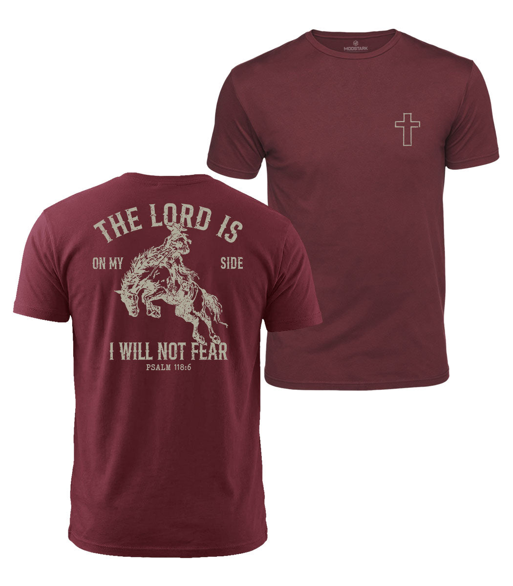 The Lord Is On My Side Cotton T-Shirt