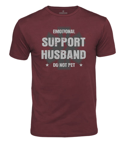 Emotional Support Husband Cotton T-Shirt