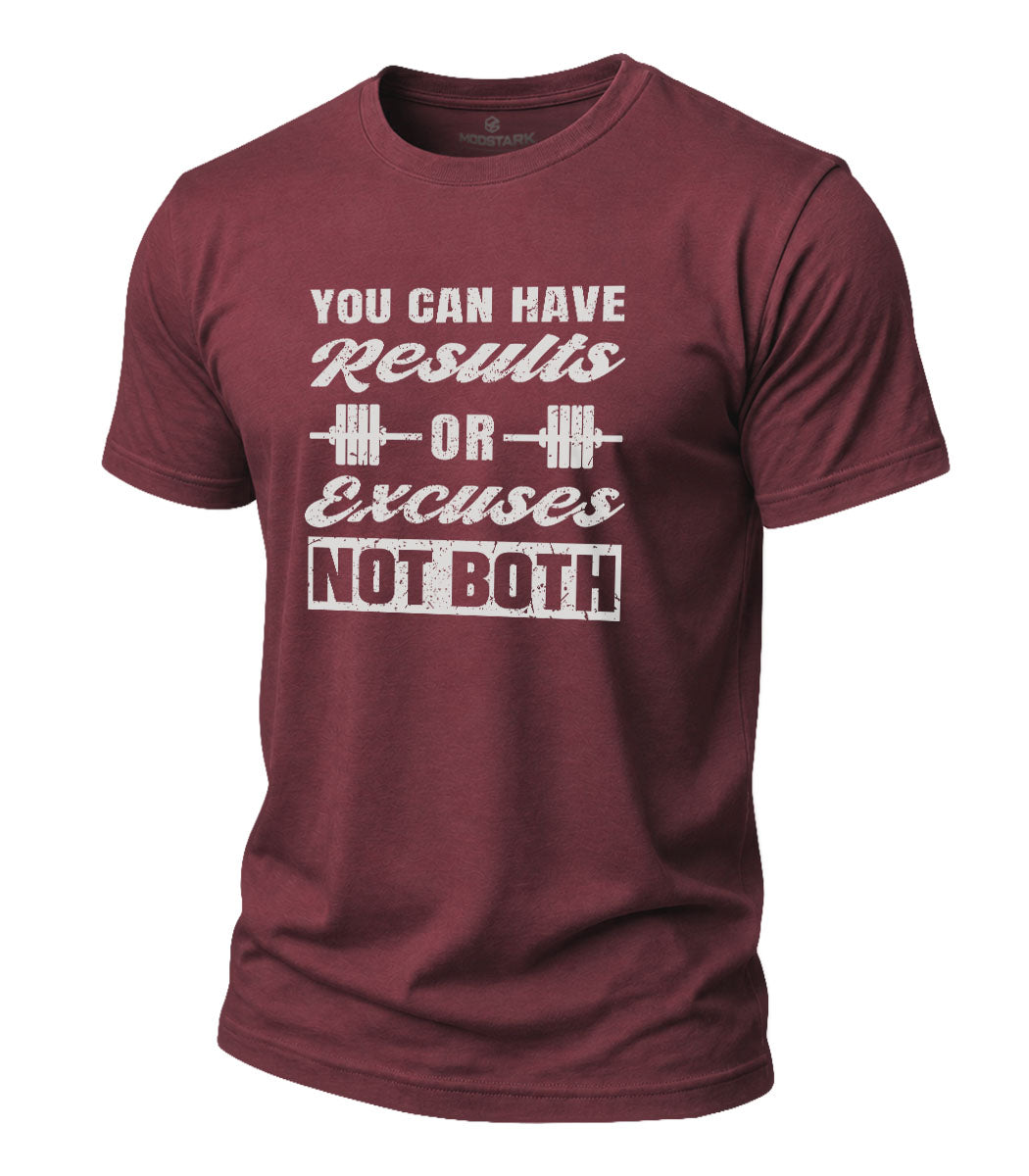 Results Not Excuses Cotton T-Shirt