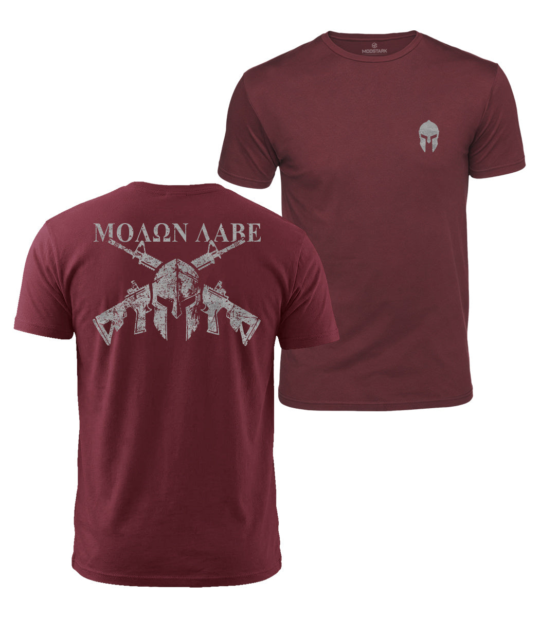Molon Labe Warrior Cotton T-Shirt