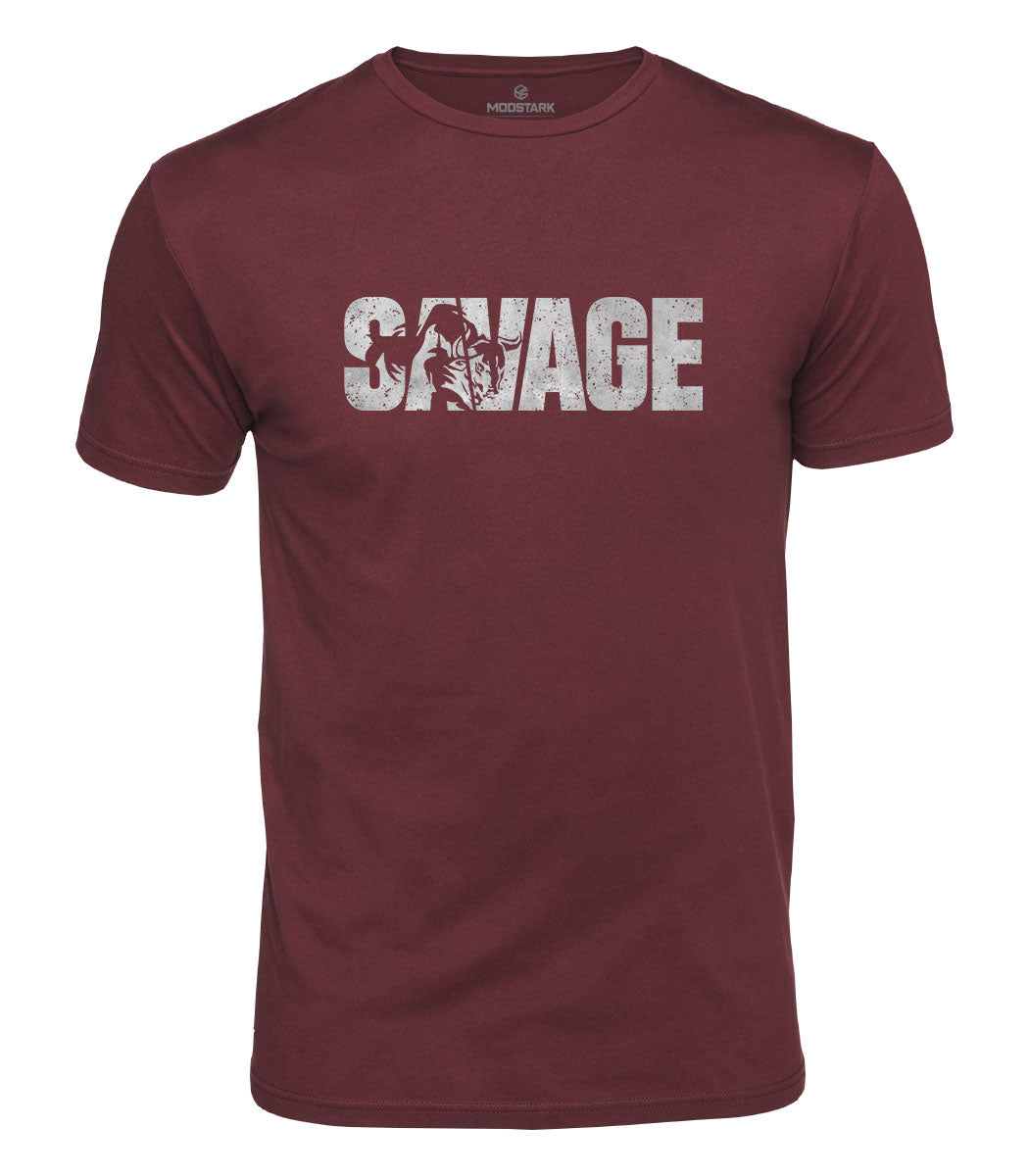 Savage Bull Cotton T-Shirt