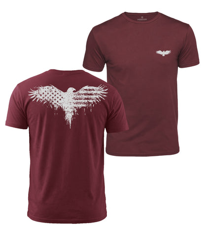 Patriotic Eagle Cotton T-Shirt