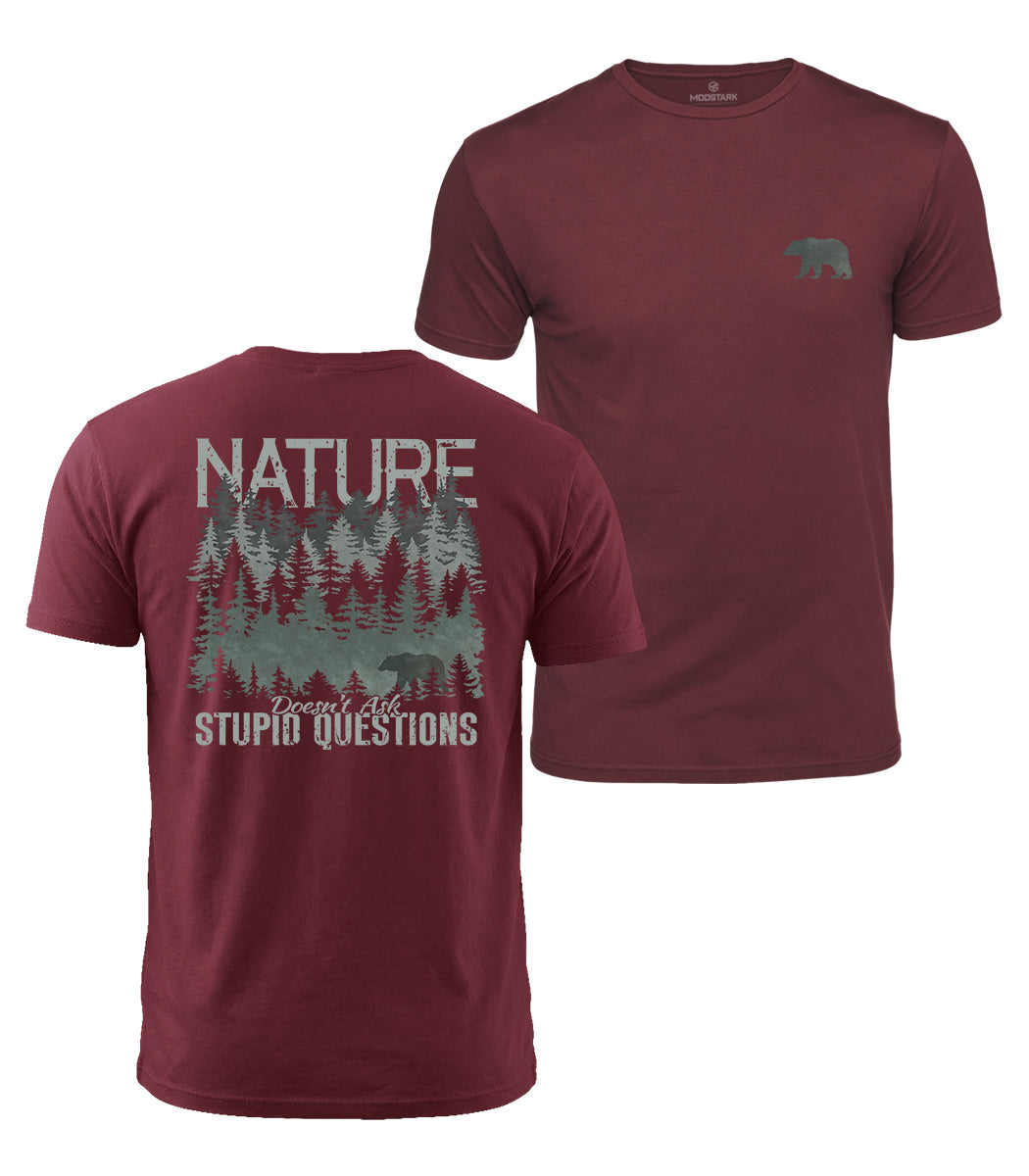 Nature Doesn't Ask Questions Cotton T-Shirt
