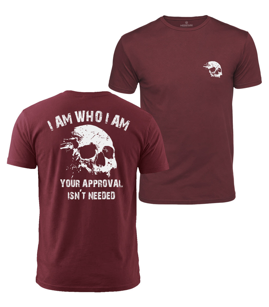 I Am Who I Am Skull Cotton T-Shirt