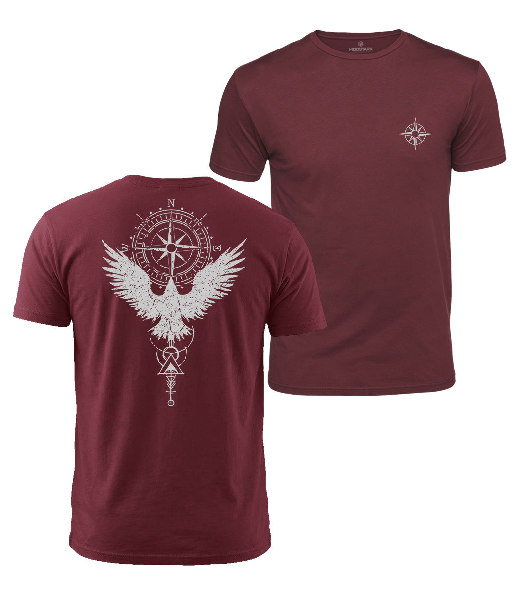 Eagle Compass Cotton T-Shirt