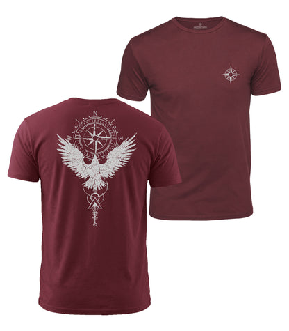 Eagle Compass Cotton T-Shirt