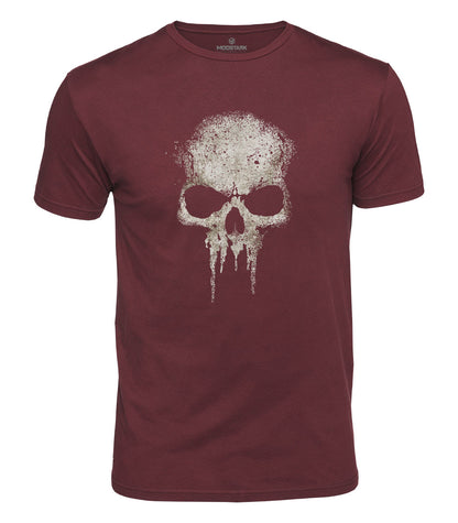 Dripping Skull Cotton T-Shirt