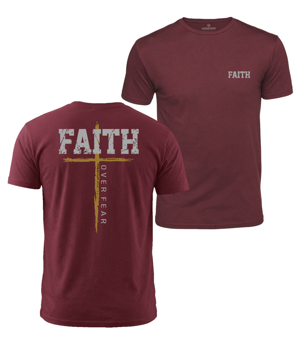 Faith Over Fear Cotton T-Shirt