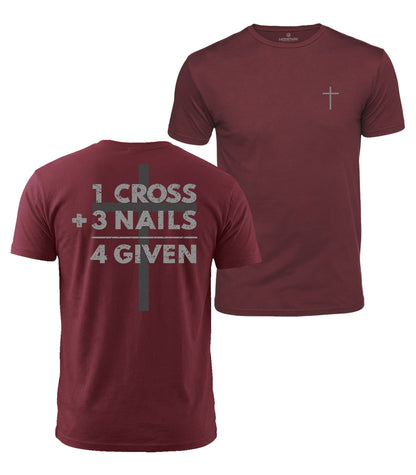 Forgiven Cross Cotton T-Shirt