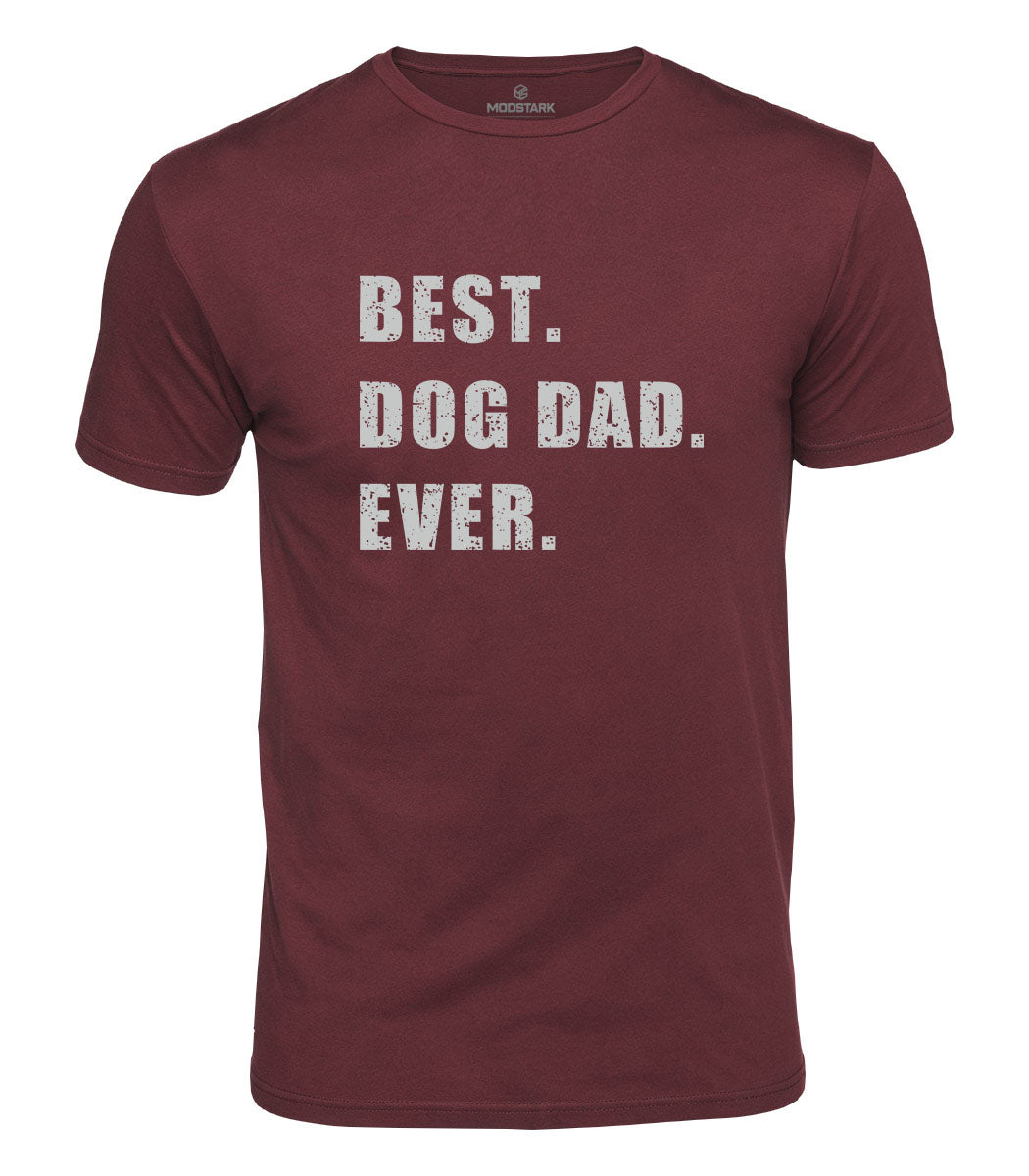 Best Dog Dad Cotton T-Shirt