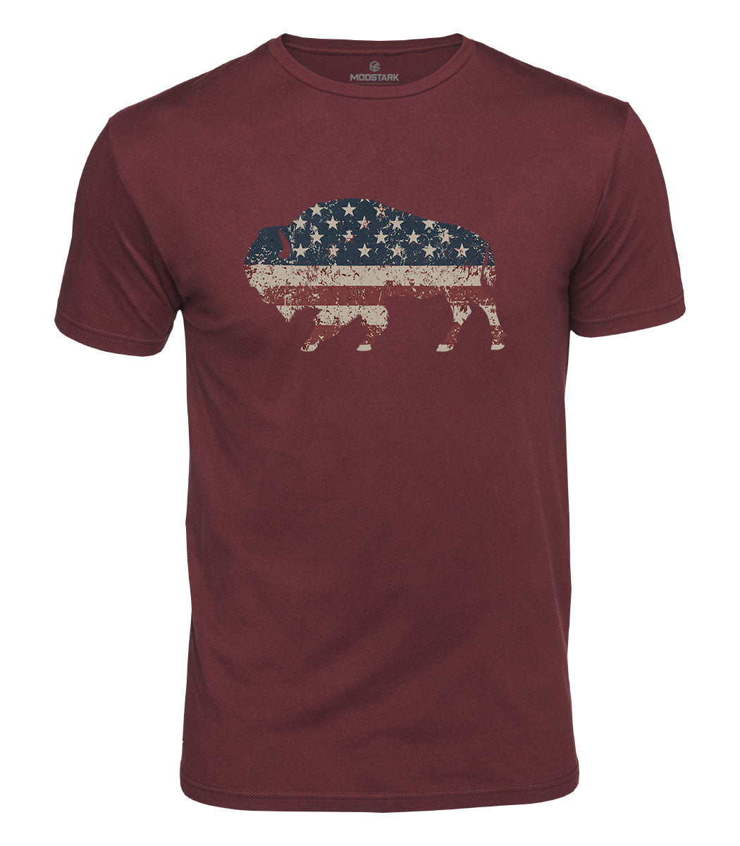 American Bison Cotton T-Shirt