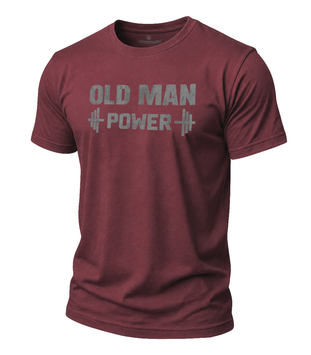 Old Man Power Cotton T-Shirt