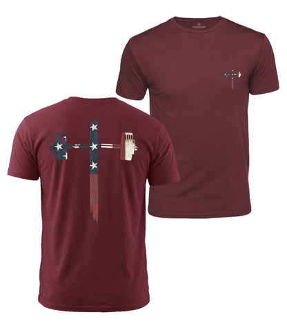 USA Barbell Cross Cotton T-Shirt