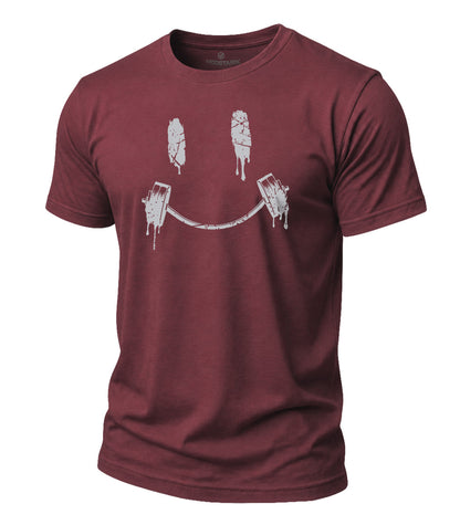 Smile Barbell Cotton T-Shirt
