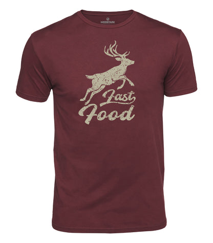 Fast Food Deer Cotton T-Shirt