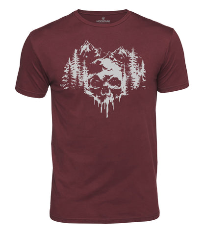 Skull Forest Cotton T-Shirt