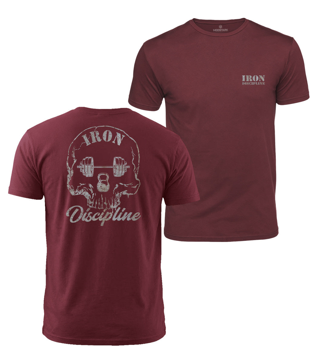 Discipline Skull Cotton T-Shirt