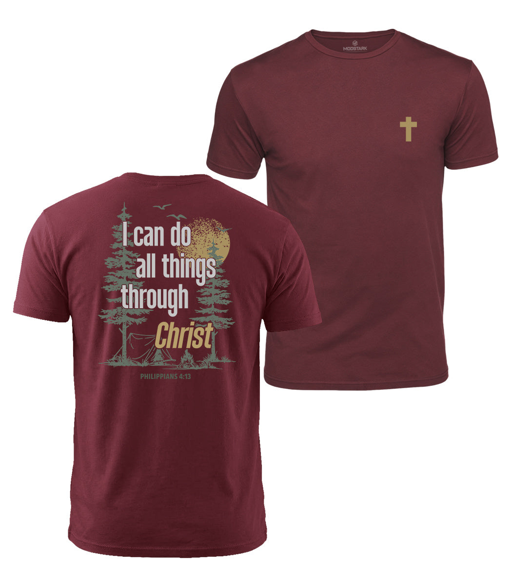 Through Christ Strength Cotton T-Shirt