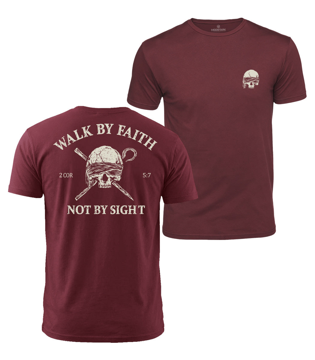 Walk By Faith Cotton T-Shirt