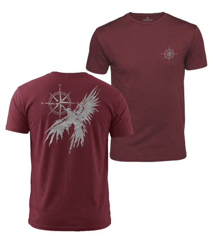 Raven Compass Cotton T-Shirt