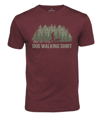 Dog Walking Cotton T-Shirt