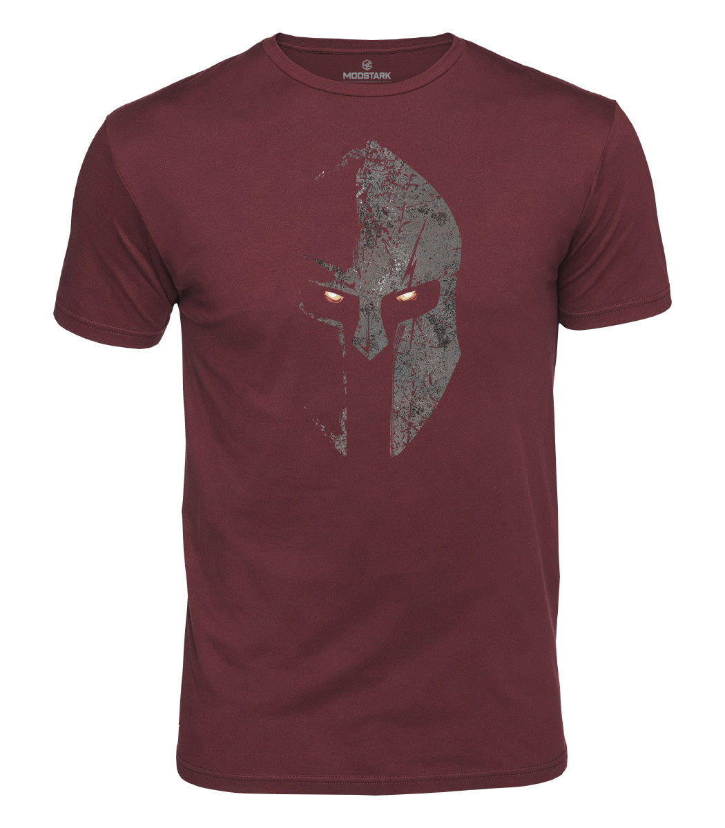 Spartan Helmet Graphic Cotton T-Shirt