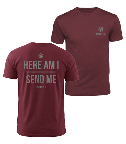 Here Am I Send Me Cotton T-Shirt