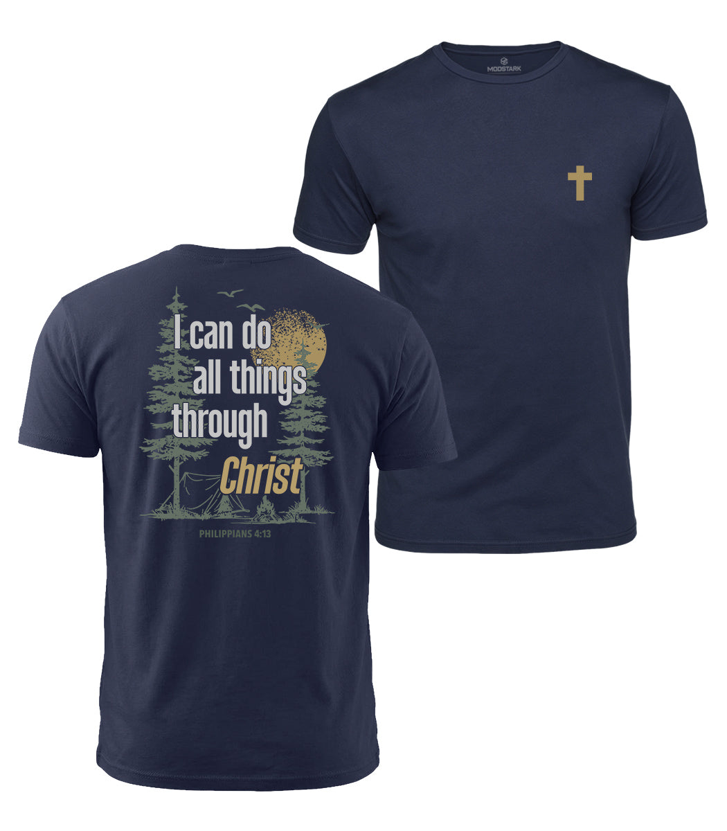 Through Christ Strength Cotton T-Shirt