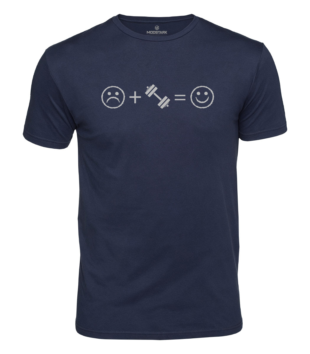 Gym Makes Me Happy Cotton T-Shirt