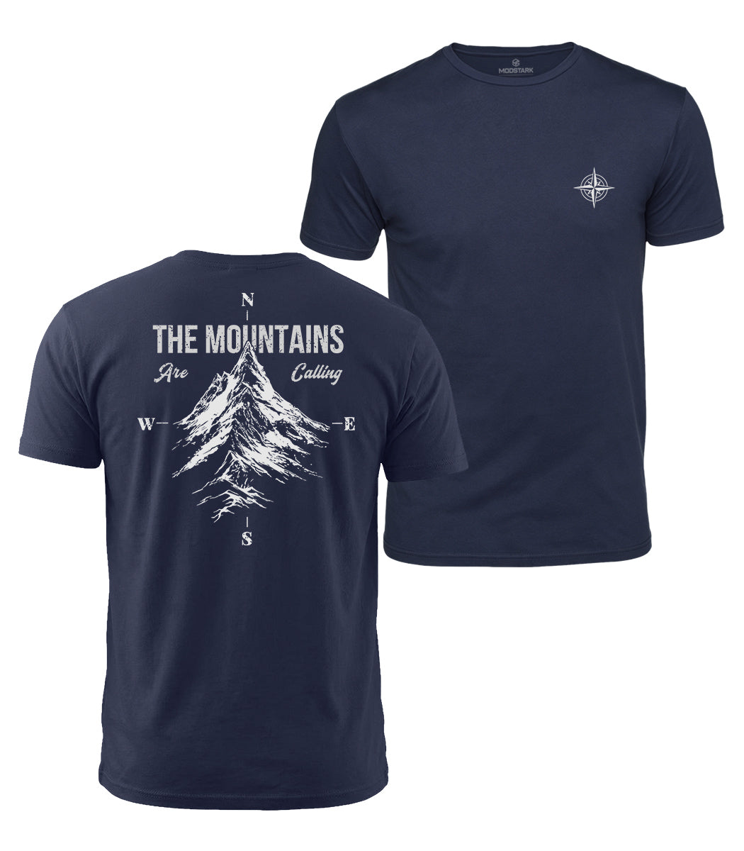 The Mountains Are Calling Cotton T-Shirt