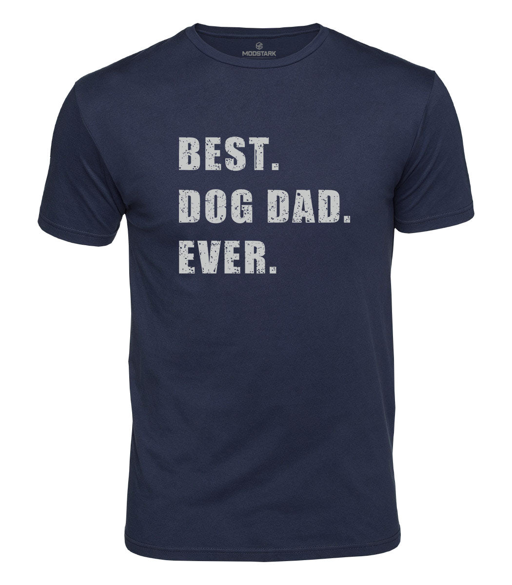 Best Dog Dad Cotton T-Shirt