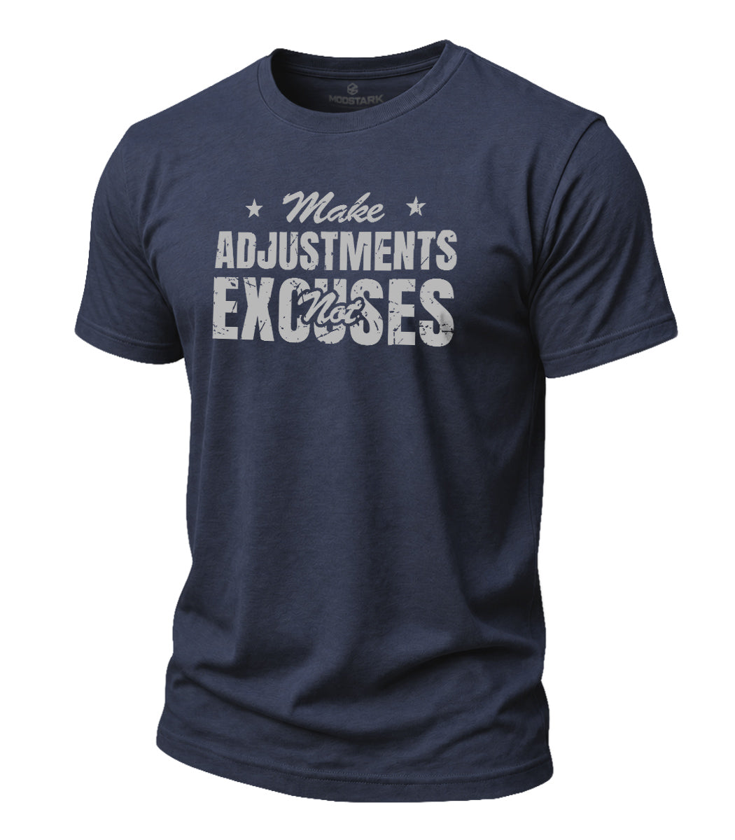 No Excuses Motivation Cotton T-Shirt