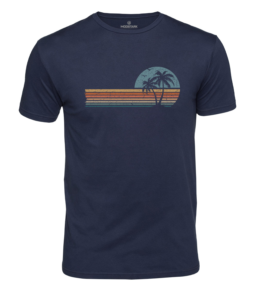 Minimalist Beach Cotton T-Shirt